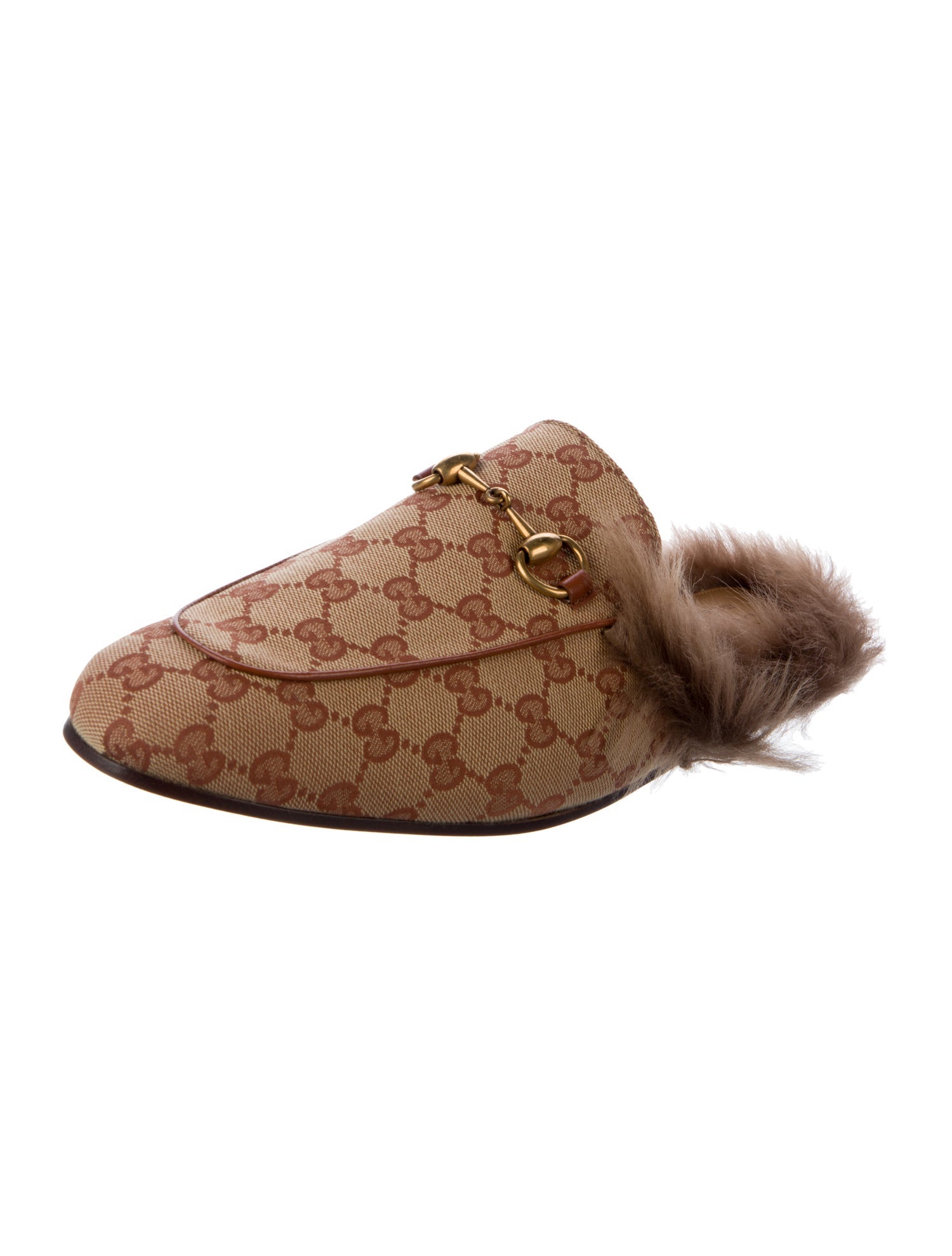Gucci GG Canvas Canvas Slippers